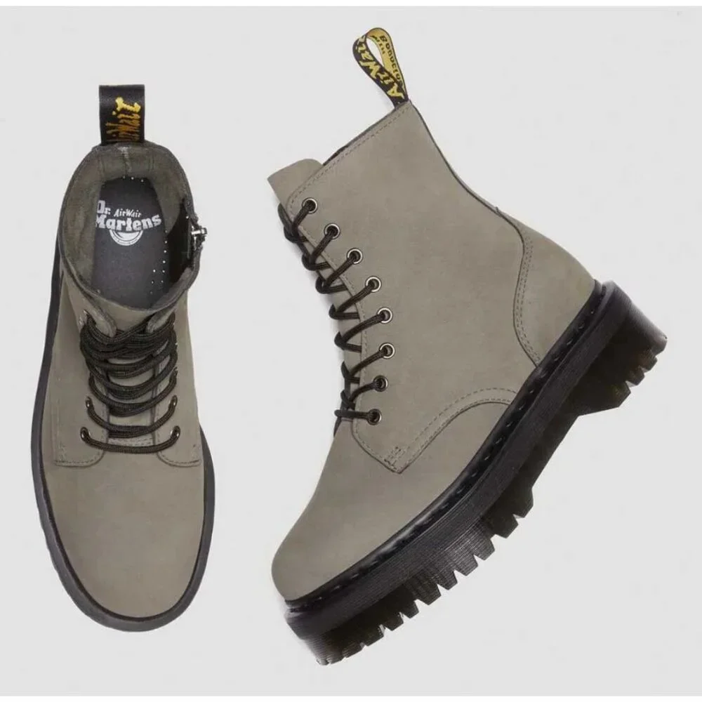 Dr. Martens Jadon Boot Milled Nubuck Platforms